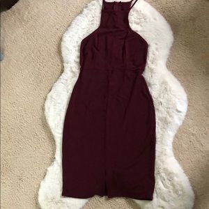 Maroon dress
